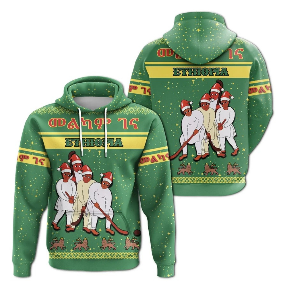 Ethiopia Christmas Hoodie, African Hoodie For Men Women