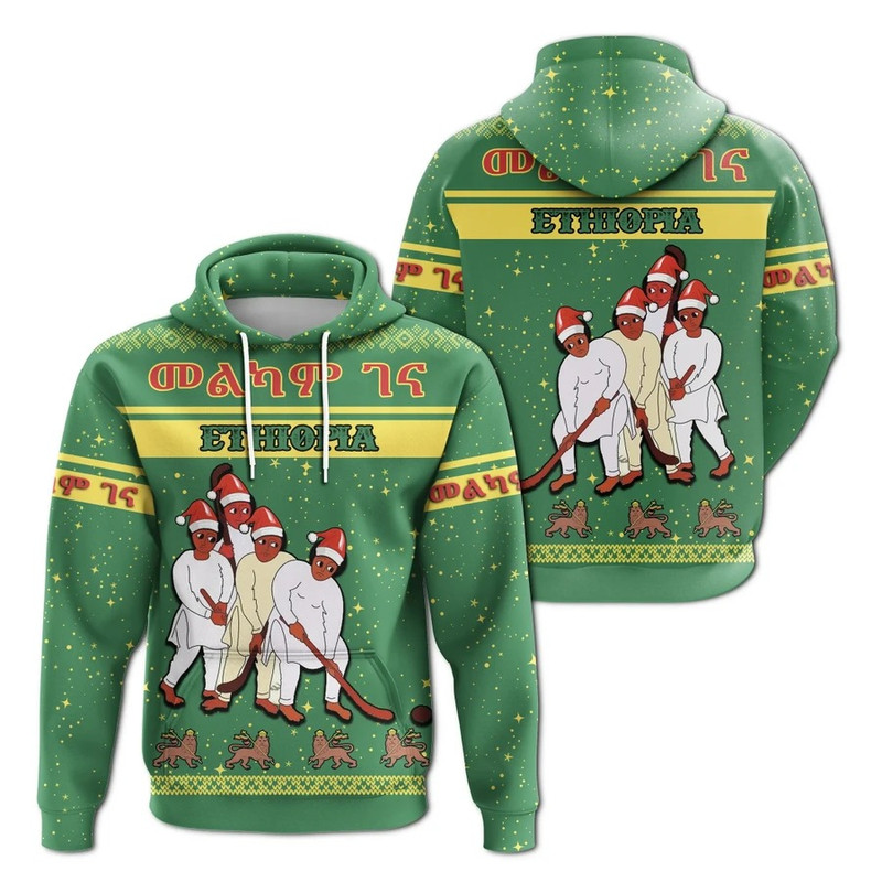Ethiopia Christmas Hoodie, African Hoodie For Men Women