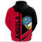 Angola Half Concept Hoodie, African Hoodie For Men Women