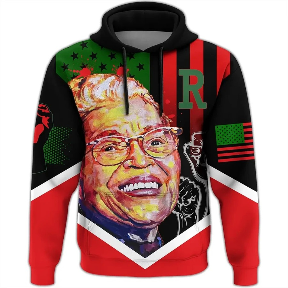 African American Flag Rosa Parks Hoodie, African Hoodie For Men Women