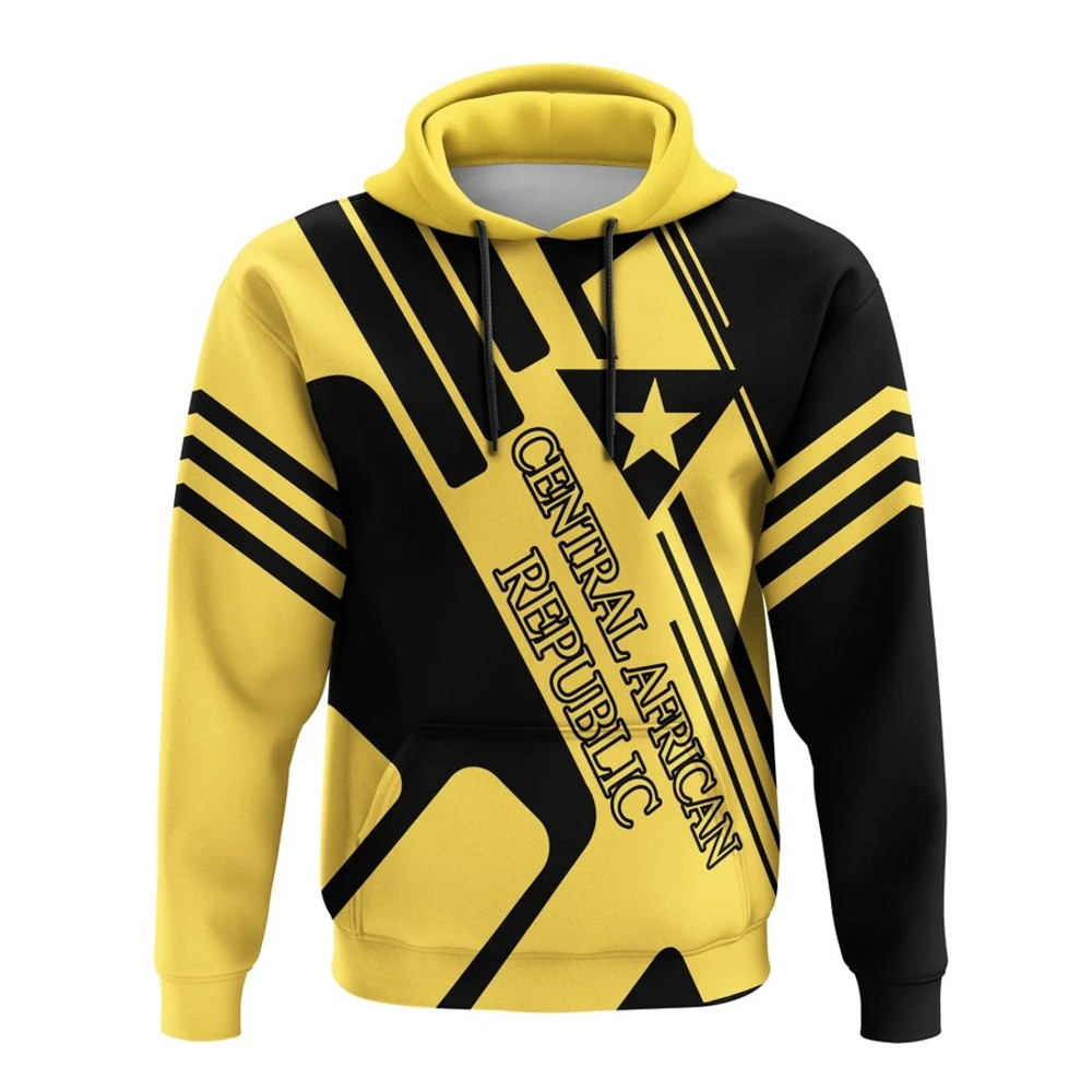Central African Republic Hoodie - Rockie Style, African Hoodie For Men Women