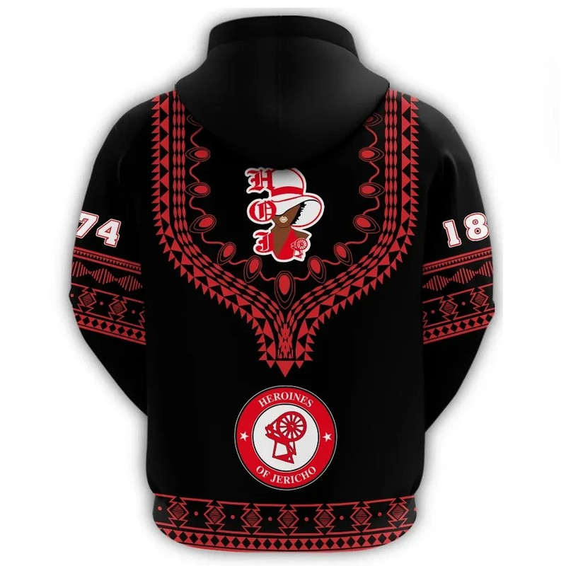 Heroines Of Jericho Dashiki Hoodie - Alva Style, African Hoodie For Men Women