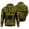 Ghanaian Pattern Kente Hoodie, African Hoodie For Men Women