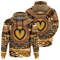 Akoma Hoodie Leo Style, African Hoodie For Men Women