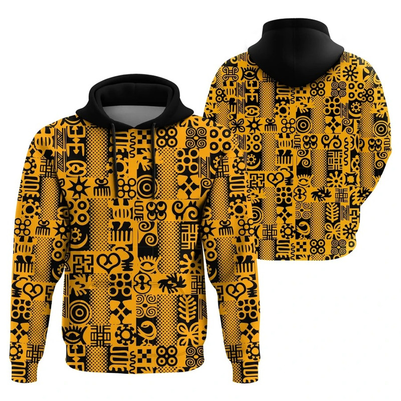 Culture Adinkra Hoodie, African Hoodie For Men Women