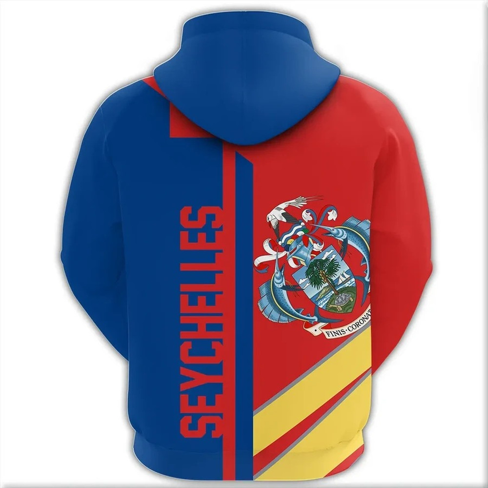 Seychelles Half Concept Hoodie, African Hoodie For Men Women