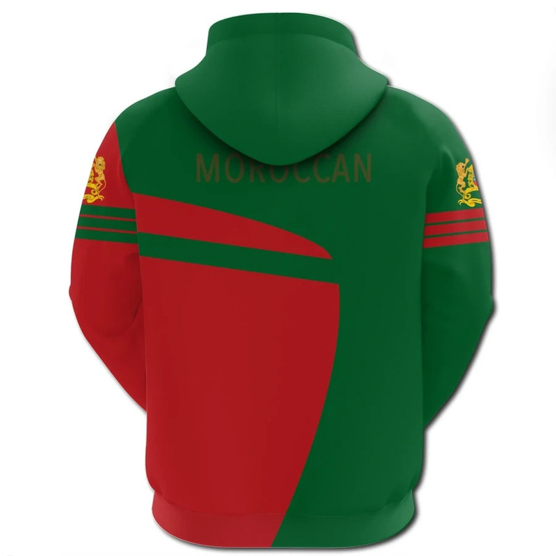 Morocco Hoodie Sport Premium, African Hoodie For Men Women