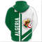 Algeria Half Concept Hoodie, African Hoodie For Men Women