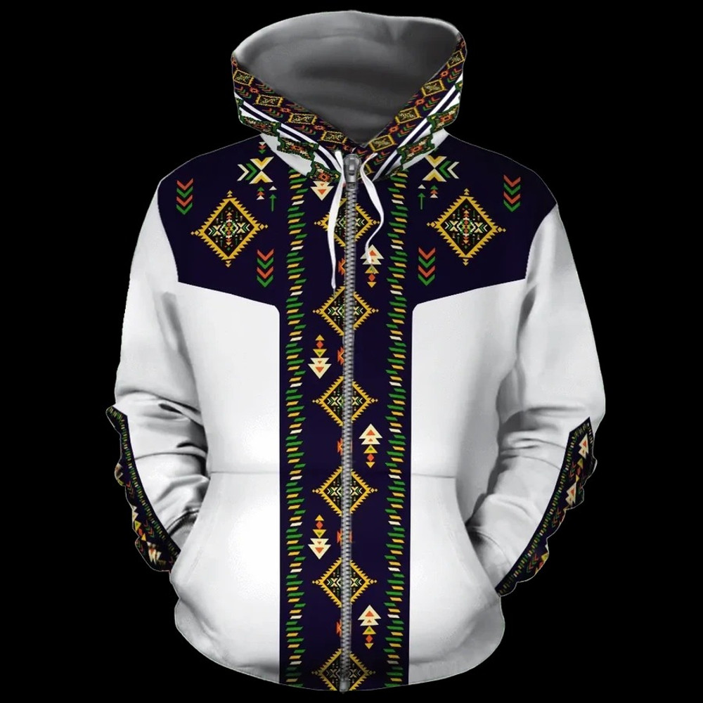 African Inspired Fleece All-over Hoodie, African Hoodie For Men Women