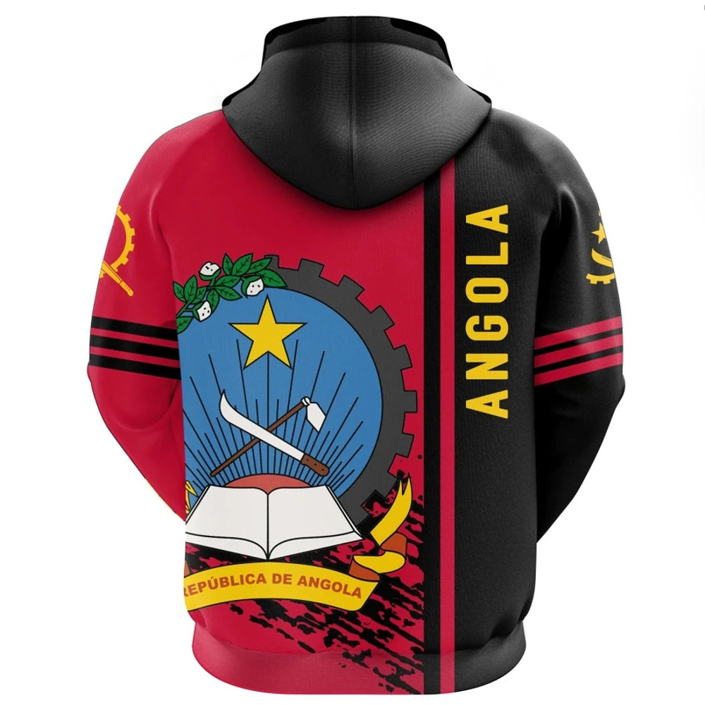Angola Quarter Style Hoodie, African Hoodie For Men Women