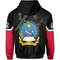 Angola Painted Style Hoodie, African Hoodie For Men Women