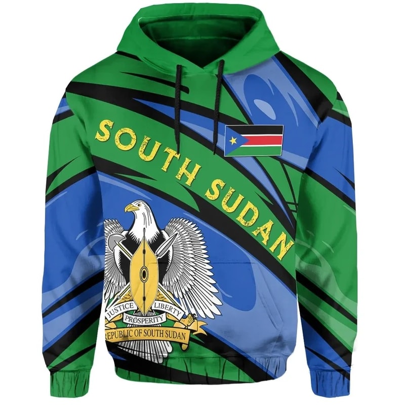 South Sudan Upraising Hoodie - Lode Style, African Hoodie For Men Women