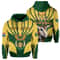 South Africa King Protea Yellow Hoodie, African Hoodie For Men Women
