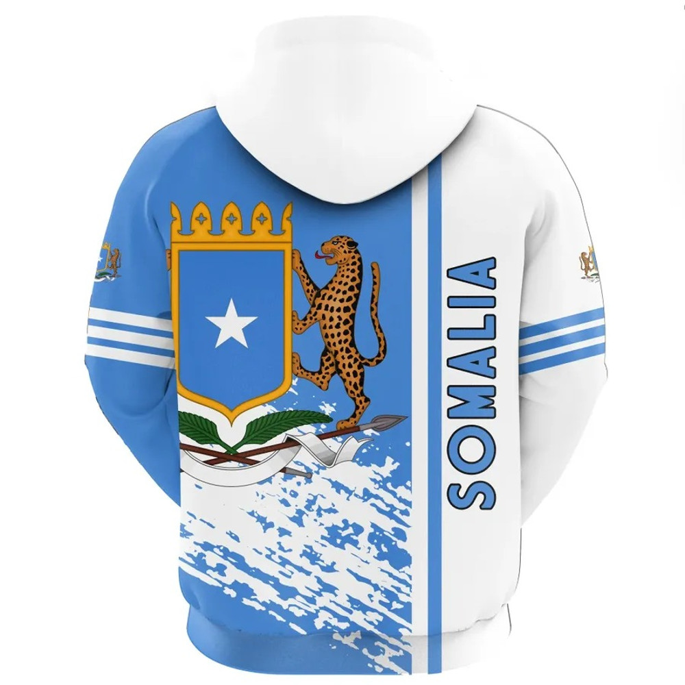 Somalia Quarter Style Hoodie, African Hoodie For Men Women