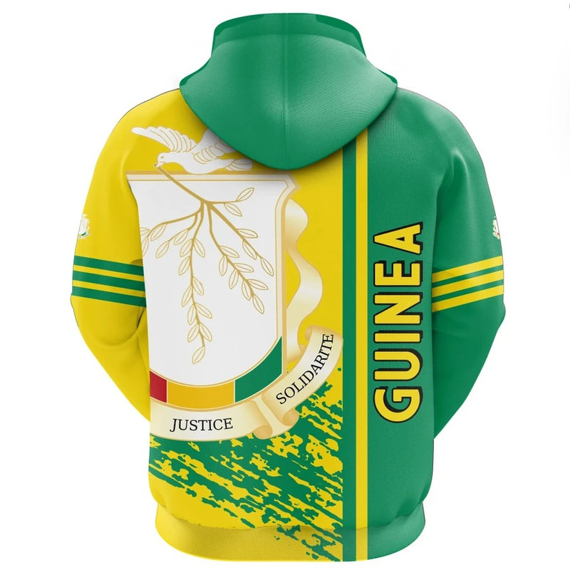 Guinea Quarter Style Hoodie, African Hoodie For Men Women