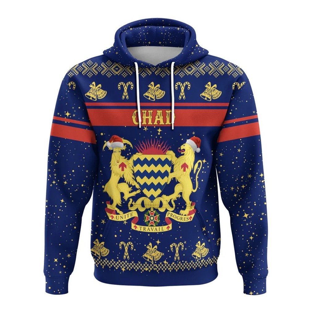 Chad Hoodie Christmas, African Hoodie For Men Women