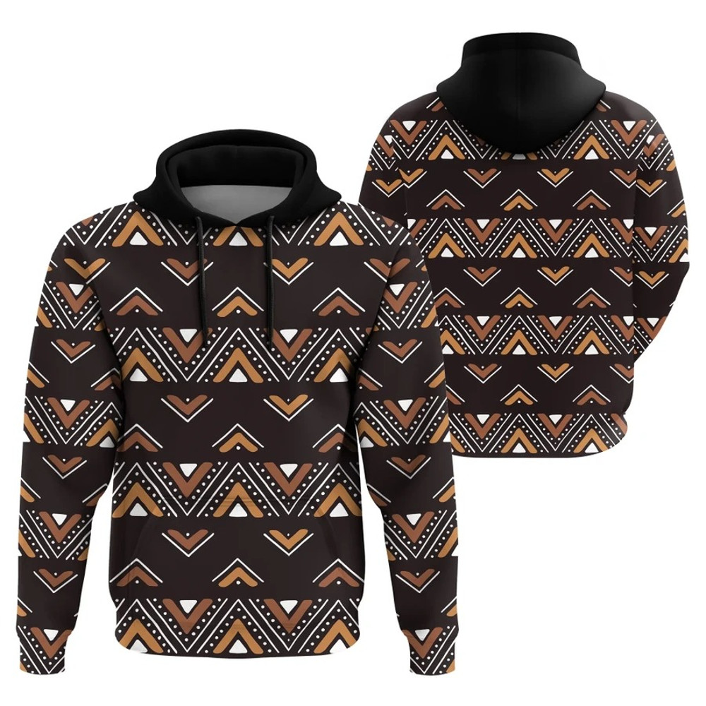Culture Bogolan Hoodie, African Hoodie For Men Women