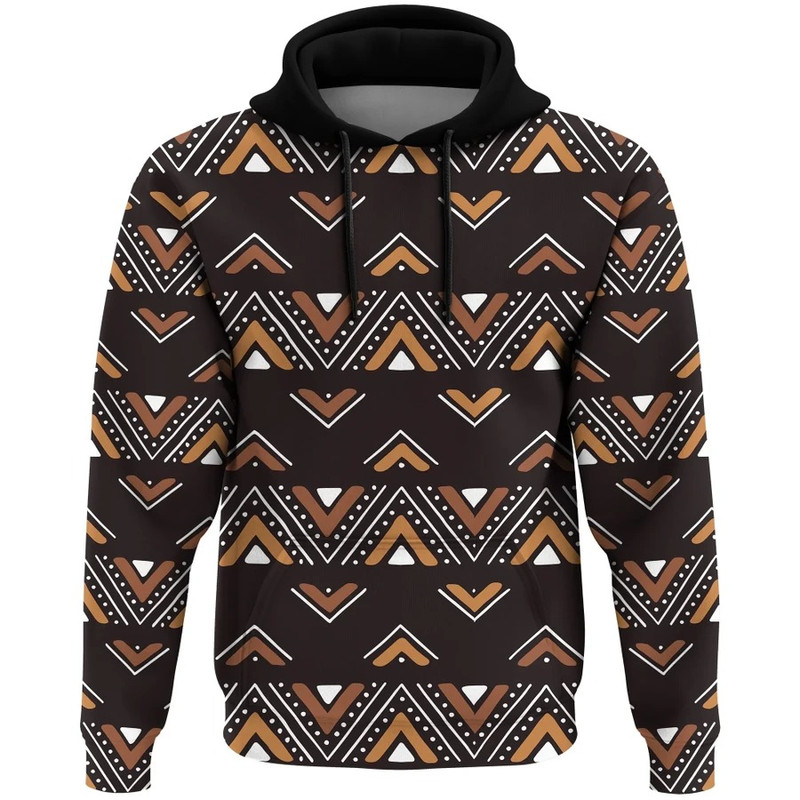 Culture Bogolan Hoodie, African Hoodie For Men Women