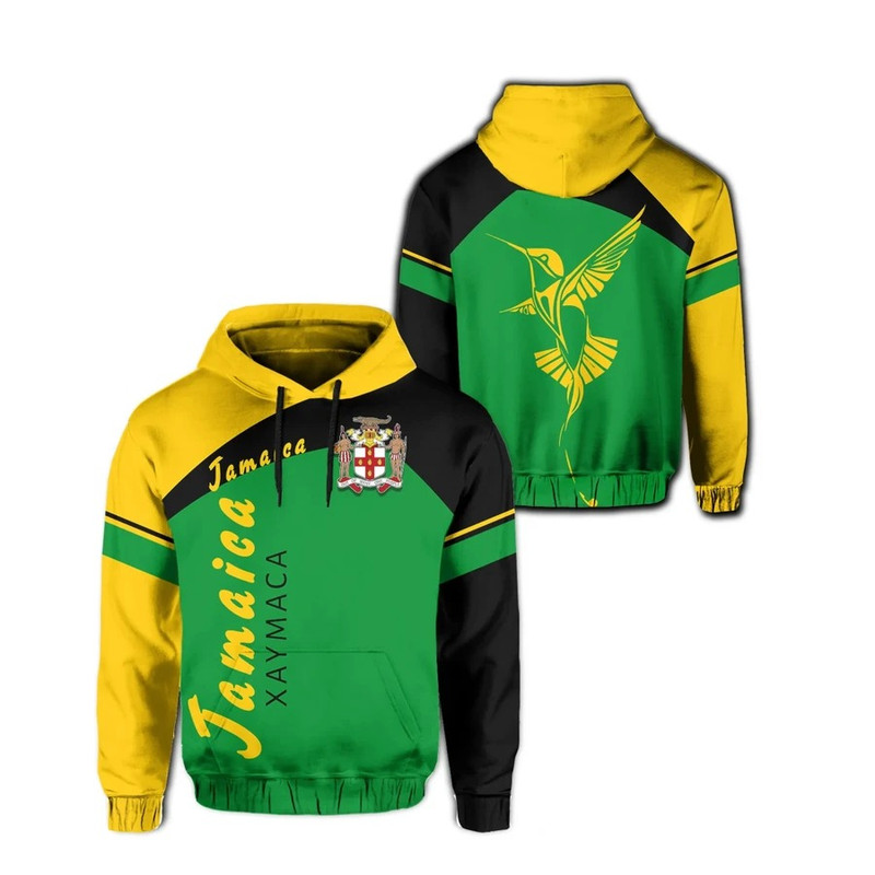 Jamaica Hoodie Vera Style, African Hoodie For Men Women