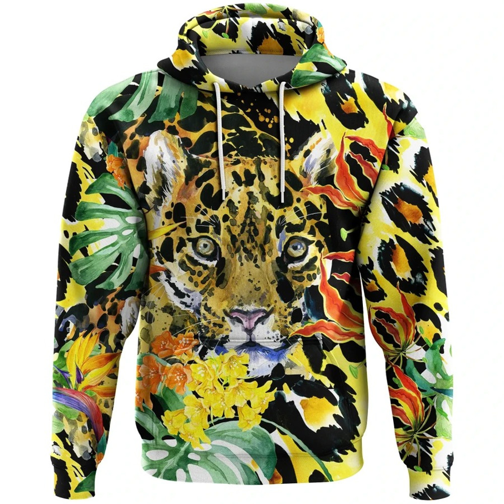 Leopard Hoodie, African Hoodie For Men Women