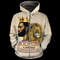 Lion Black King Fleece All-Over Hoodie, African Hoodie For Men Women