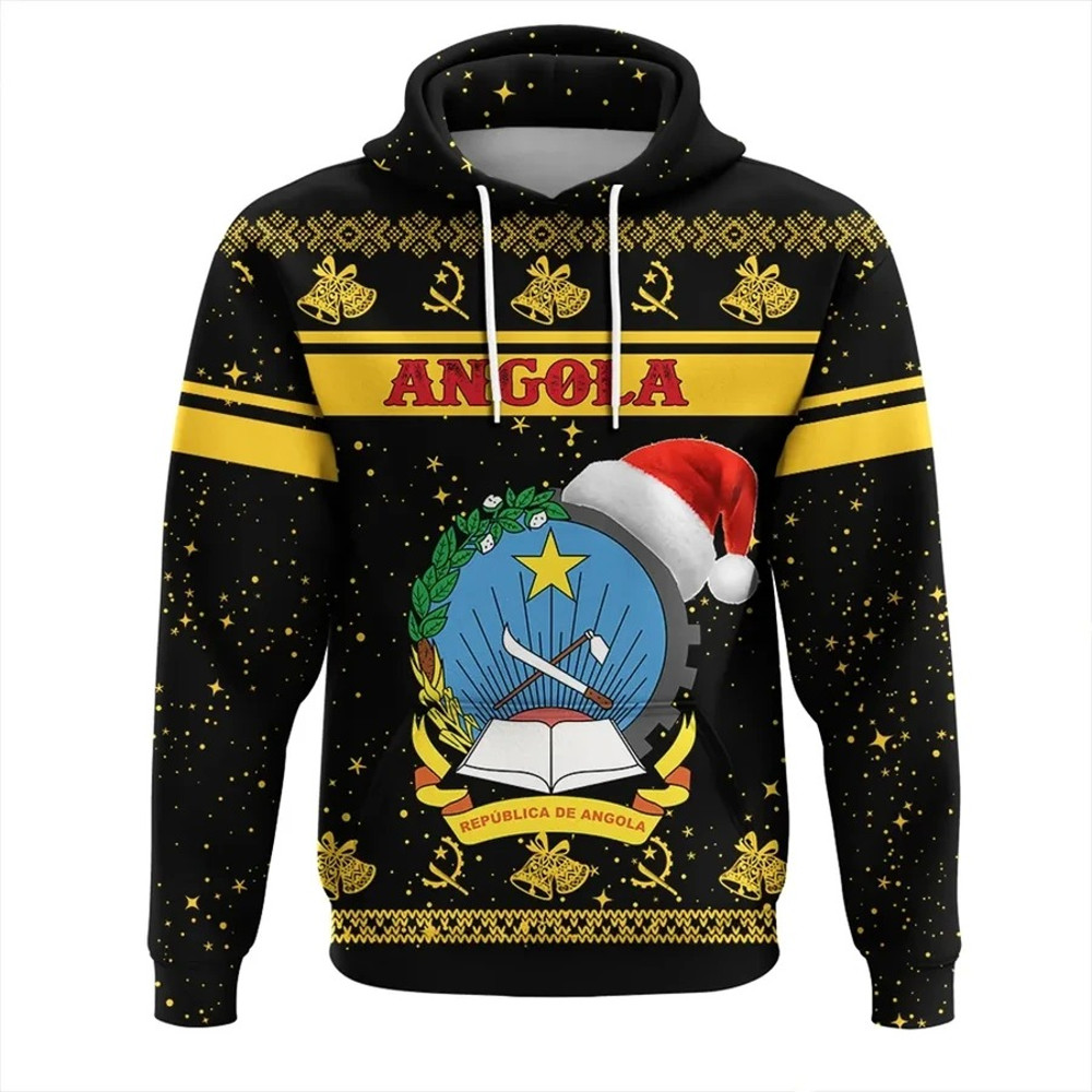 Angola Hoodie Christmas, African Hoodie For Men Women