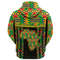 Reggae Golden Kente Hoodie, African Hoodie For Men Women