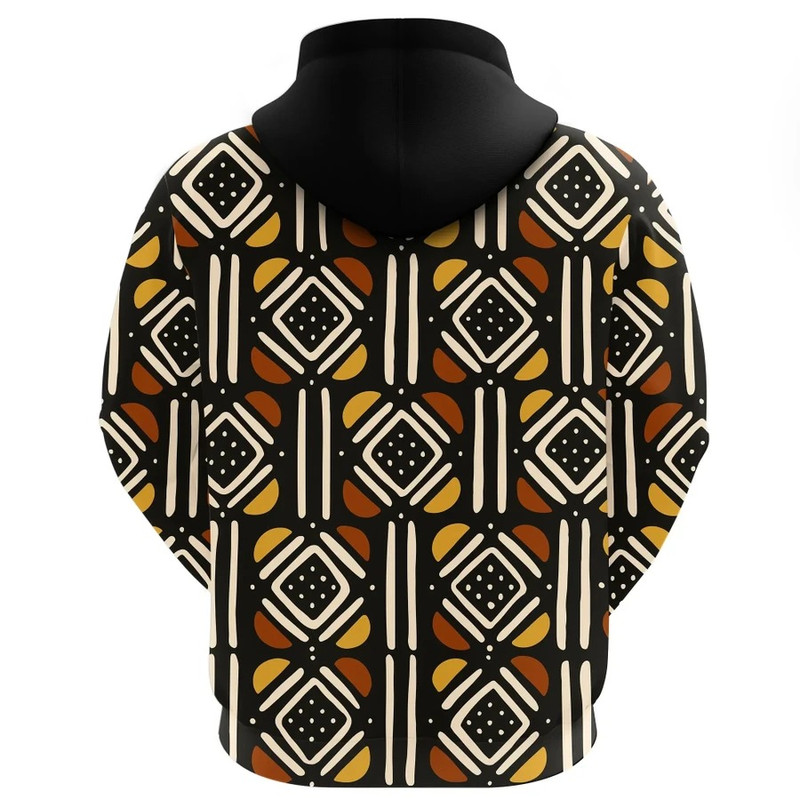 Mix Bogolan Hoodie, African Hoodie For Men Women
