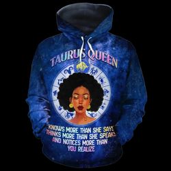 taurus queen fleece hoodie, african hoodie for men women