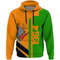 Zambia Half Concept Hoodie, African Hoodie For Men Women
