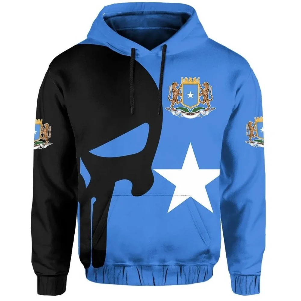 Somalia Hoodie - Skullcap Style, African Hoodie For Men Women