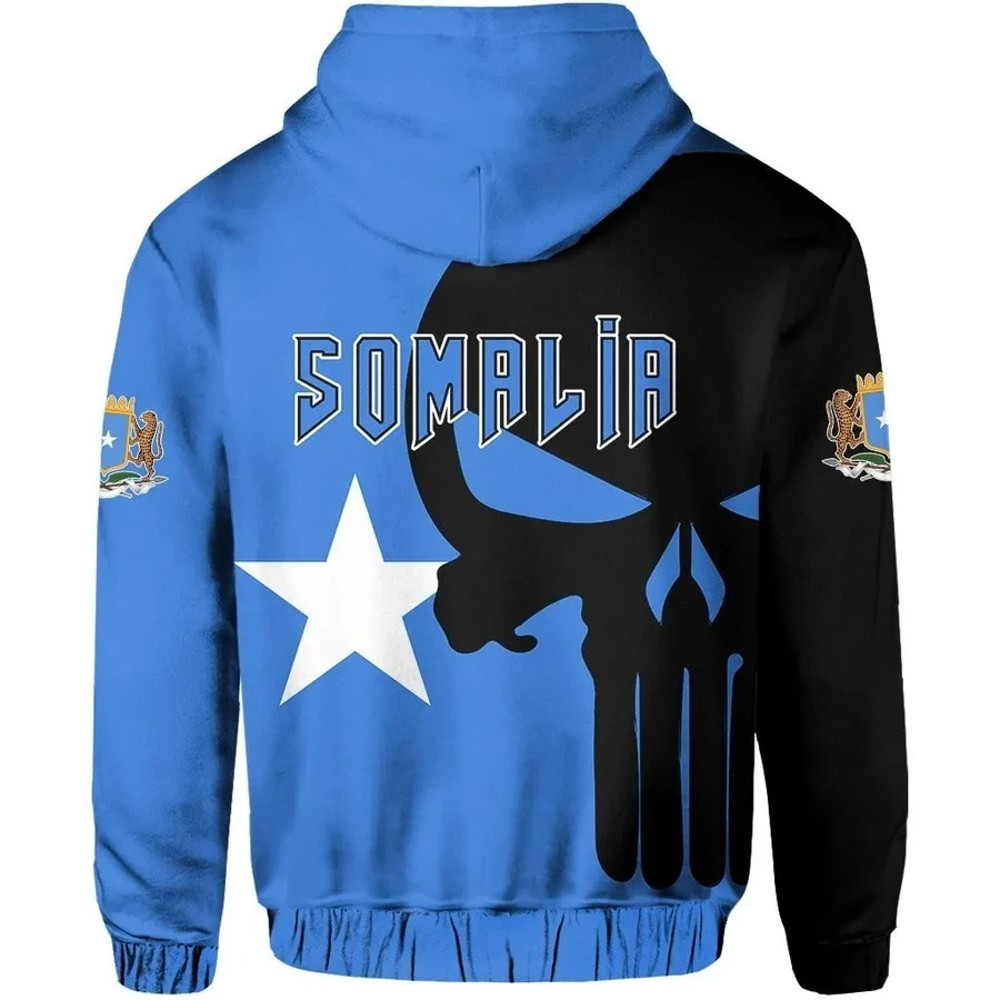 Somalia Hoodie - Skullcap Style, African Hoodie For Men Women