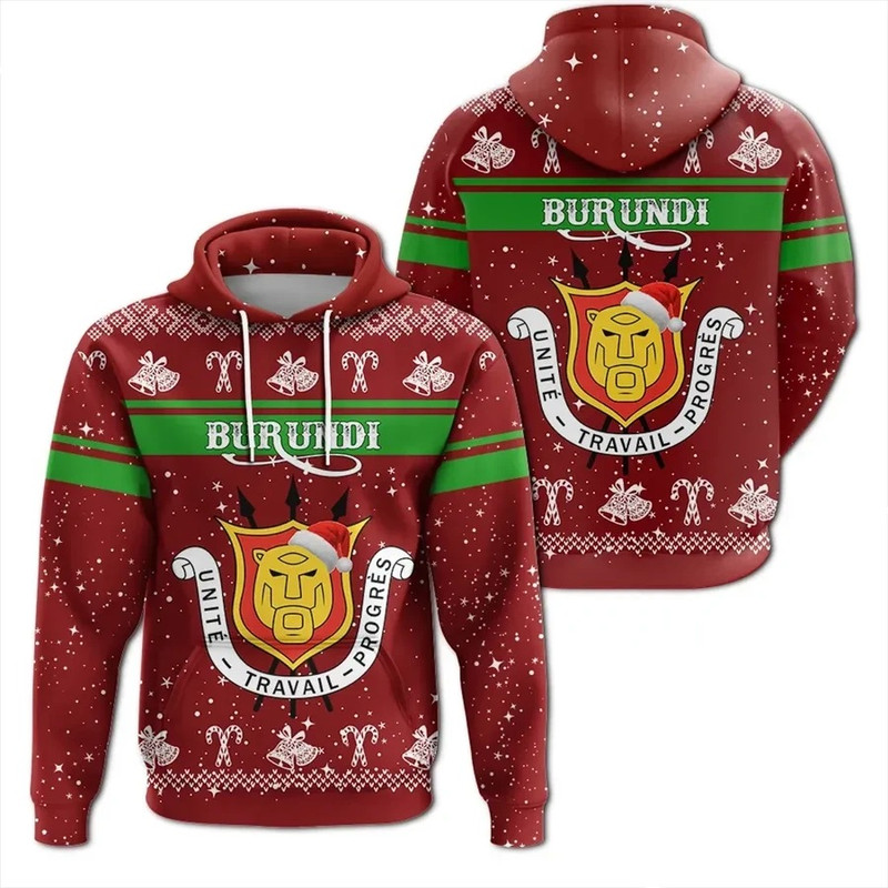 Burundi Hoodie Christmas, African Hoodie For Men Women