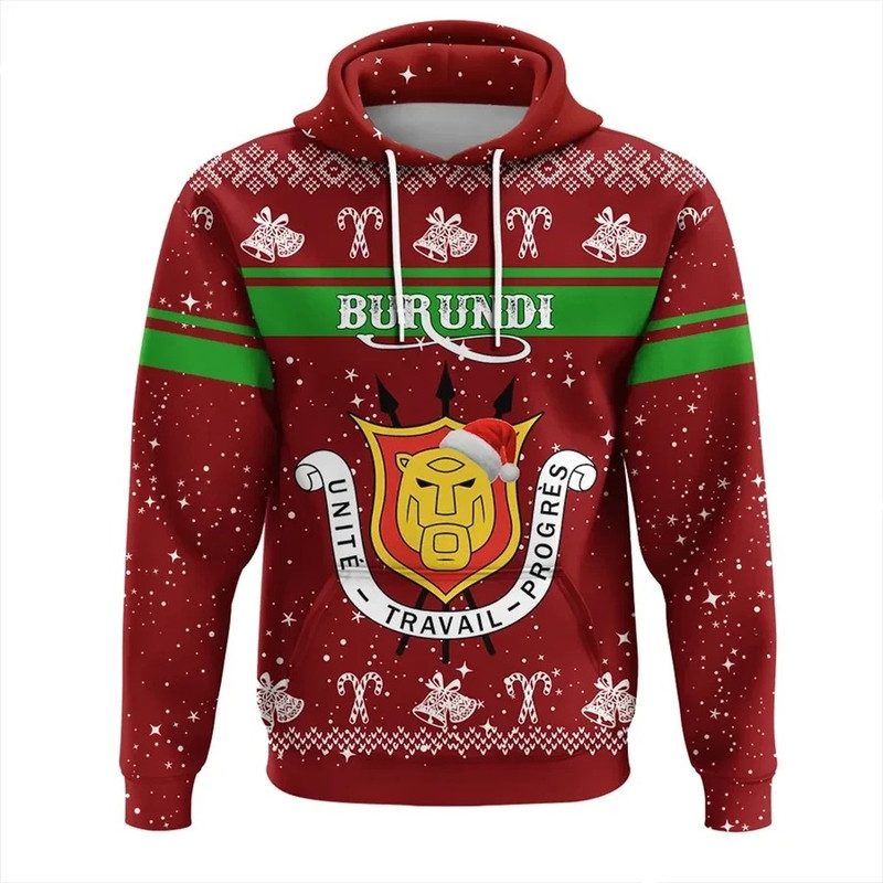 Burundi Hoodie Christmas, African Hoodie For Men Women