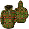 Kente Hoodie Ghanaian Pattern, African Hoodie For Men Women