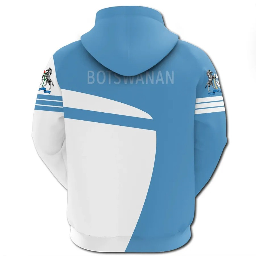 Botswana Hoodie Sport Premium, African Hoodie For Men Women