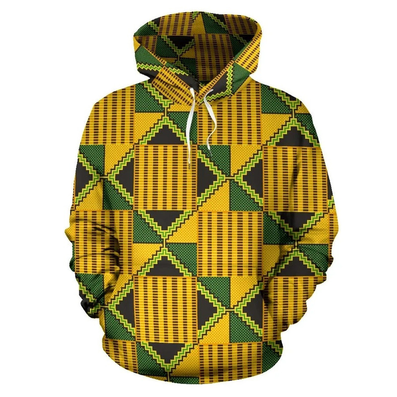 Kente Hoodie Apremoo, African Hoodie For Men Women