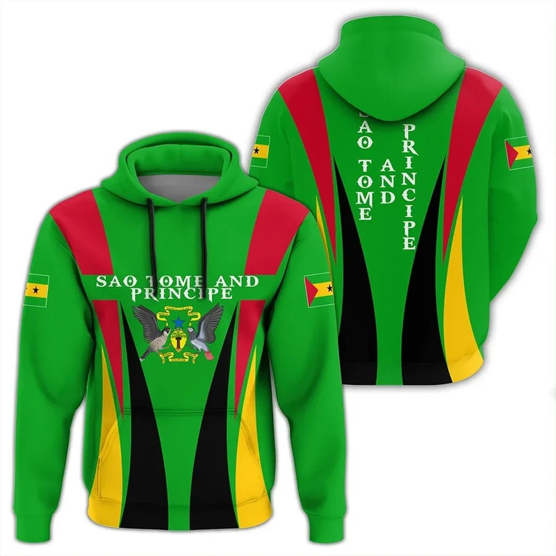 Sao Tome and Principe Hoodie - Apex Style, African Hoodie For Men Women