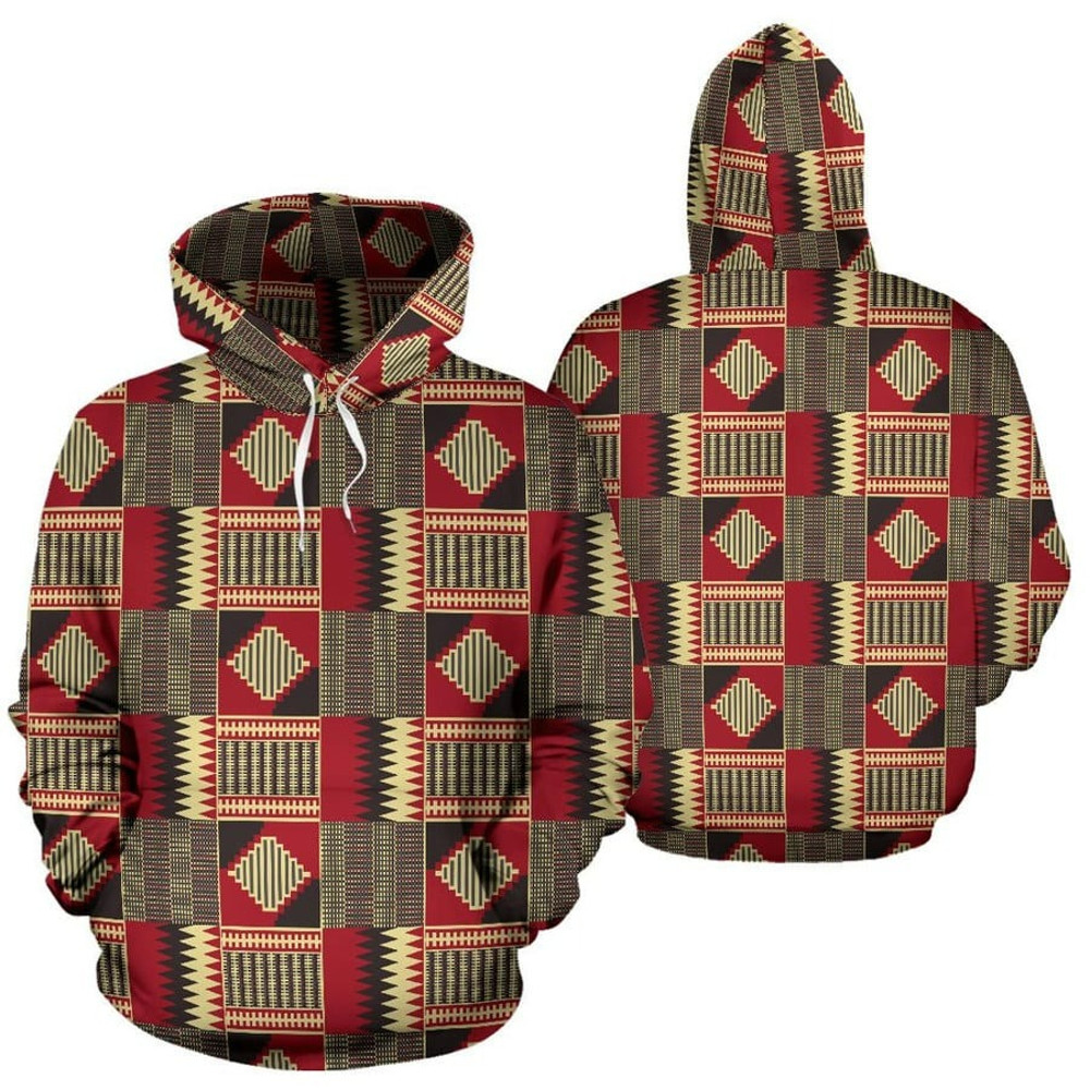 Kente Hoodie Family Unity, African Hoodie For Men Women