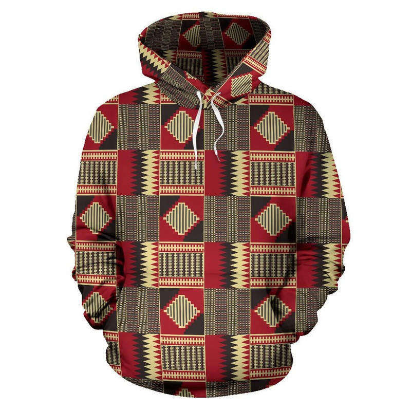 Kente Hoodie Family Unity, African Hoodie For Men Women