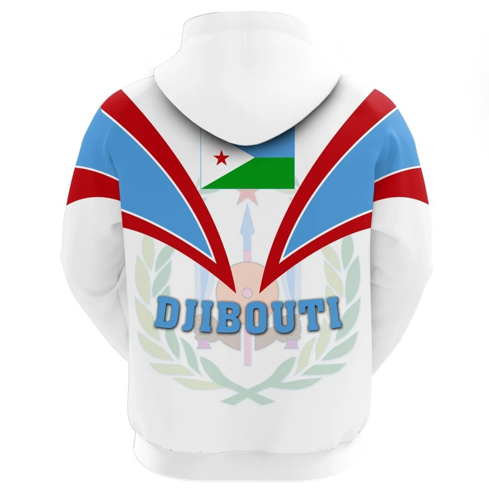 Djibouti Hoodie - Tusk Style, African Hoodie For Men Women