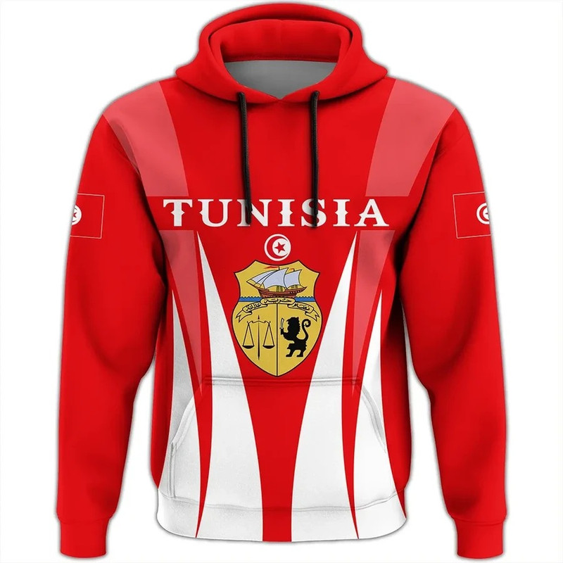 Tunisia Hoodie - Apex Style, African Hoodie For Men Women
