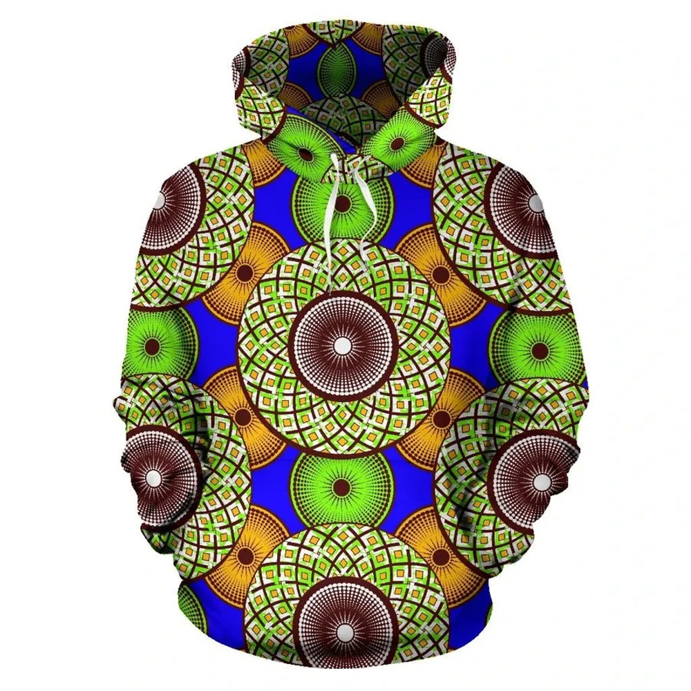 Ankara Vibrant Nawiri Hoodie, African Hoodie For Men Women