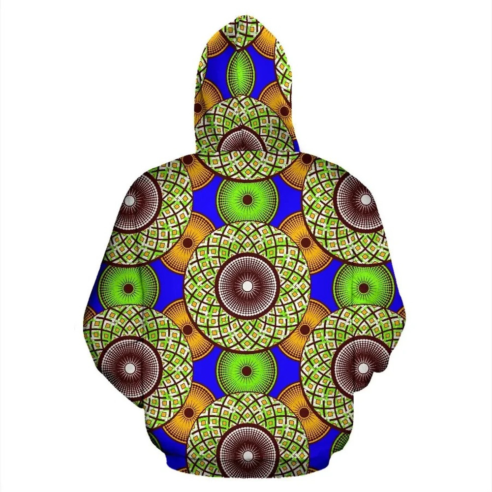Ankara Vibrant Nawiri Hoodie, African Hoodie For Men Women