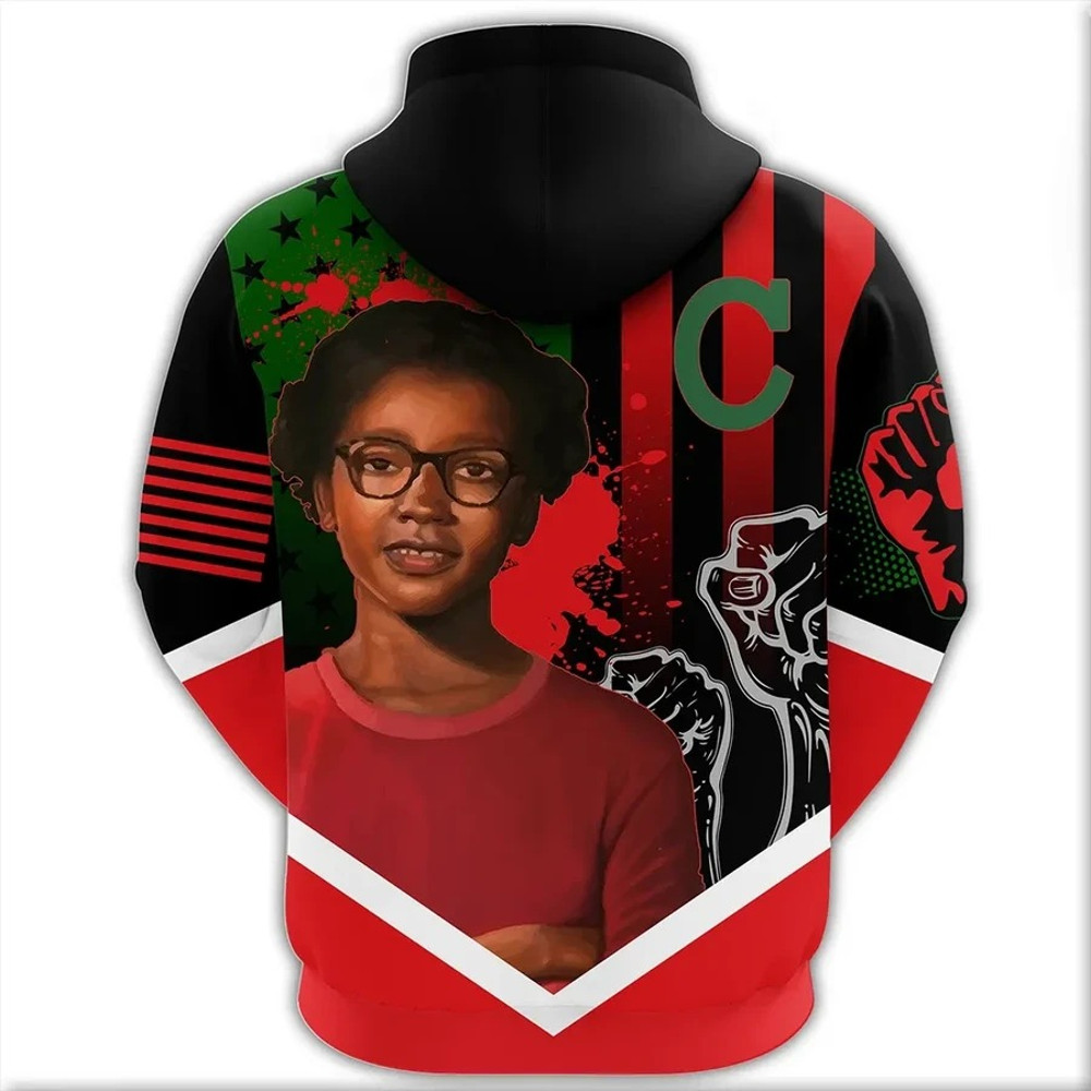African American Flag Claudette Colvin Hoodie, African Hoodie For Men Women