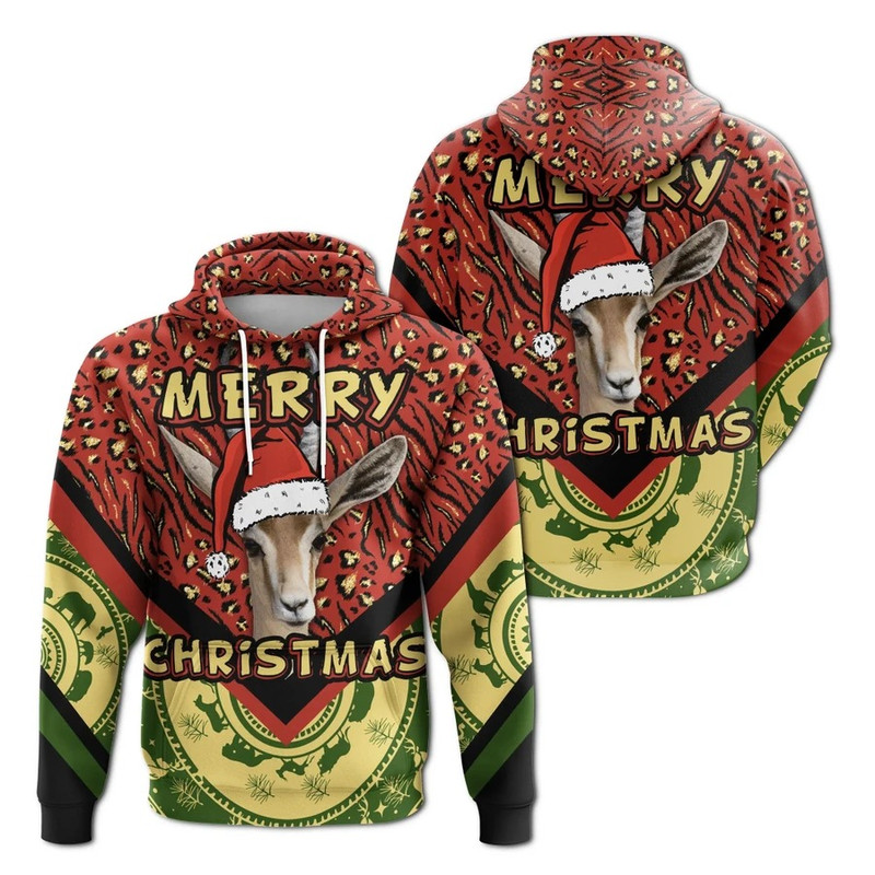 Christmas Gazelle Hoodie, African Hoodie For Men Women