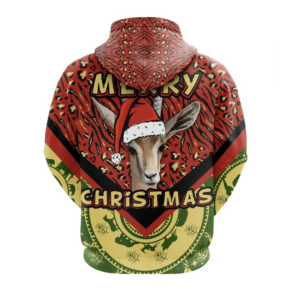 Christmas Gazelle Hoodie, African Hoodie For Men Women
