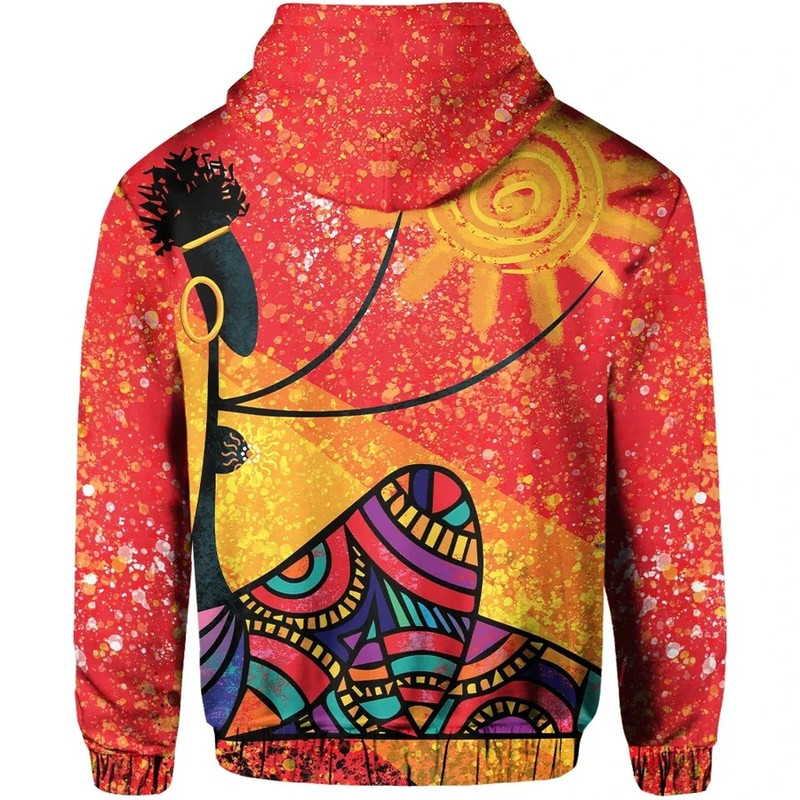 African Girl And The Sun Hoodie, African Hoodie For Men Women