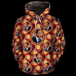 malcolm x fabric hoodie, african hoodie for men women
