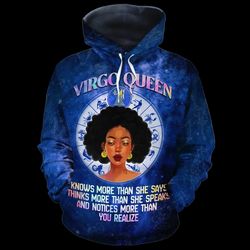 virgo queen fleece hoodie, african hoodie for men women